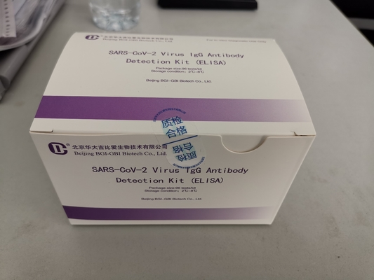 Laboratuvar veya hastane için yüksek hassasiyetli SSARS-CoV-2 Virüsü IgM Antibody Bulma Kits (ELISA)
