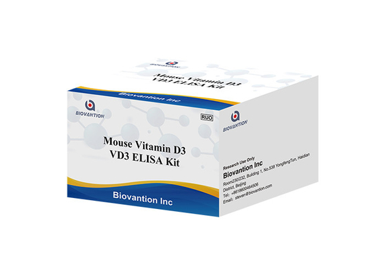 Sandviç Elisa VD3 RUO Test Kiti Araştırma Kullanımı İçin Vitamin D3 Elisa Kiti