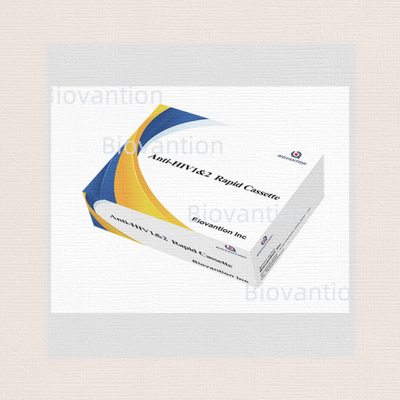 Hızlı test reagansı HIV 1/2 25 test ile kolloidal altın testi yöntemi
