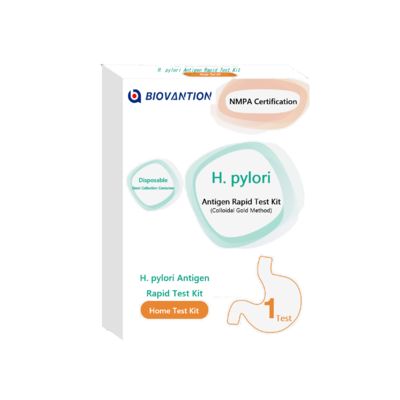H. pylori dışkı tespit kitinin hızlı sonuçları ve yüksek doğruluğu ile ev kullanımı için Helicobacter Pylori Test Kits