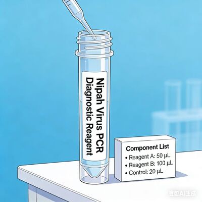 Yüksek Duyarlılıklı Nipah Virüsü Gerçek Zamanlı RT-PCR Kiti, İç Kontrol ve Geniş Uyumlulukla Doğru RNA tespiti için