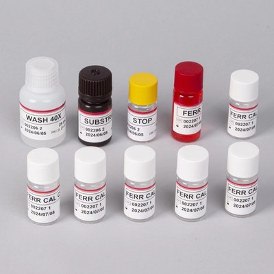 Ferritin ELisa test kiti Hızlı Serum Duyarlılığı Elisa Test Biovantion 2-3 Saat Test Zamanı 2-8.C Depolama