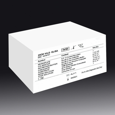 25-OH Vitamin D Elisa Test Kits Tıbbi tespit Yüksek hassasiyetli