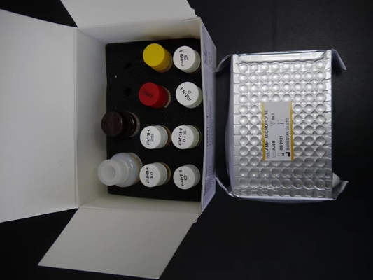 Serum plazma için AMH ELISA test kiti 2-3 saat Deneme süresi 2-8.C Depolama sıcaklığı