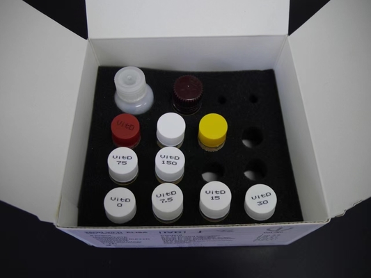 D vitamini elisa test kiti Özelliği 18 Aylık raf ömrü ile Elisa test kiti Biovantion ile test süresi 2-3 saat