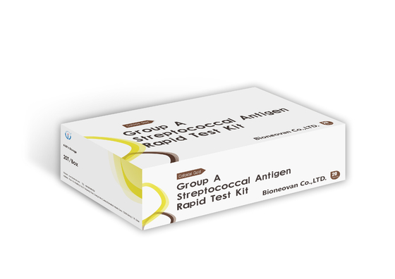 Groud A Stretococcal Antigen Hızlı Test Seti 50 Test 5-15 Dakikada Hızlı Okuma