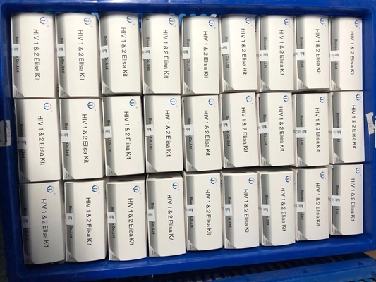 Hepatit C Virüsü (HCV) antikorlarının tespiti için enzim bağışıklık analizi reagansları Elisa Test Kütesi