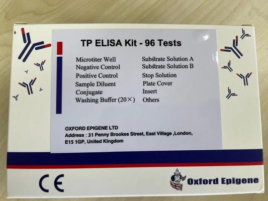 Erkek ve Kadın Enfeksiyonu Yüksek Sifilis TP Ab Antibody ELISA Test KIT