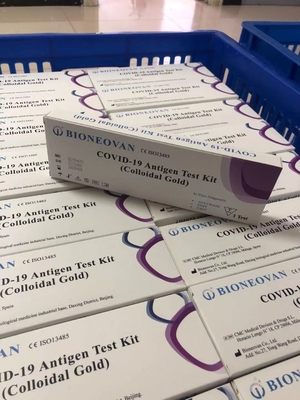 COVID-19 Antijen Dili Altındaki Tükürük Test Kütesi 3 Dakikalık Hızlı Test