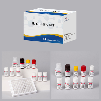 IL-6 Interleukin-6 İnsan Elisa Detektör Reagent Elisa Analizörü ve Yıkayıcı