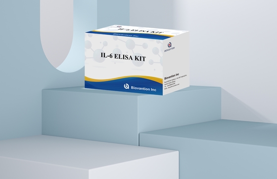IL-6 Interleukin-6 İnsan Elisa Detektör Reagent Elisa Analizörü ve Yıkayıcı