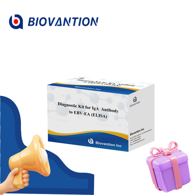 2-8°C'ye Duyarlılık Diagnostik Kütesi EBV-EA ELISA Test Kütesi için IgA Antibolu