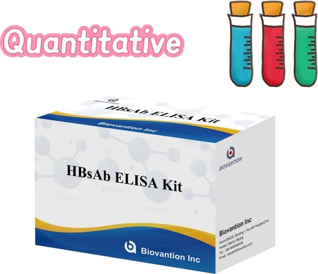 HBsAb Kvantitatif Elisa Test Kütesi Enzim Bağlı Vitro Diagnostik Reagent (IVD Reagent)