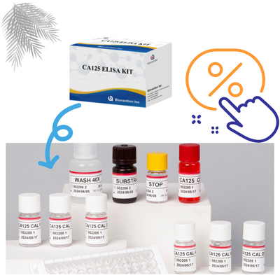 Biovantion CA125 (Kvantitatif) 18 Aylık Değerlilik Süresi Duyarlılık ve Spesifikite ile Elisa Test Kiti