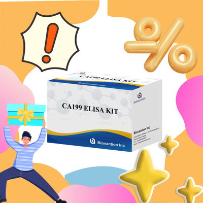 Hızlı ve Kesin Elisa İnsan Testi Elisa Reagent Deteksi CA199 Nüfus