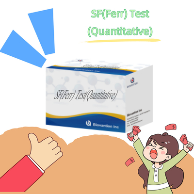 Kesin ve Hızlı SF ((Ferr) ELISA Test Kütesi Serum ferritinin nicel tespiti için veteriner enstrümanı