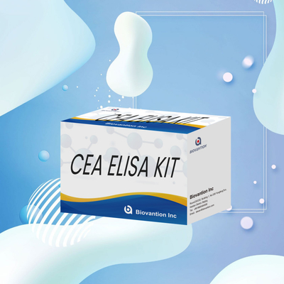 CE onayı insan kullanımı CEA Kvantitatif Elisa Test Kits Kan veya Serum Test 96T
