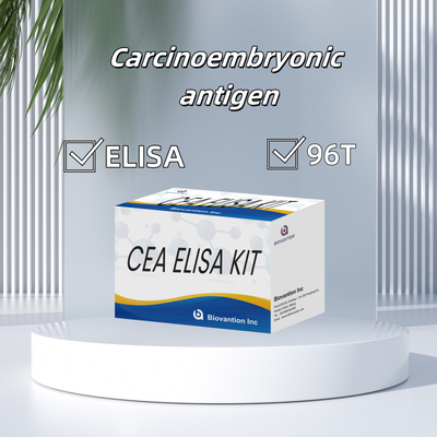 CE onayı insan kullanımı CEA Kvantitatif Elisa Test Kits Kan veya Serum Test 96T