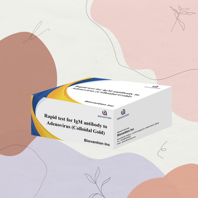 Klinik ve Laboratuvar Kaseti için Adeno virüsüne doğru IgM antikor test kiti