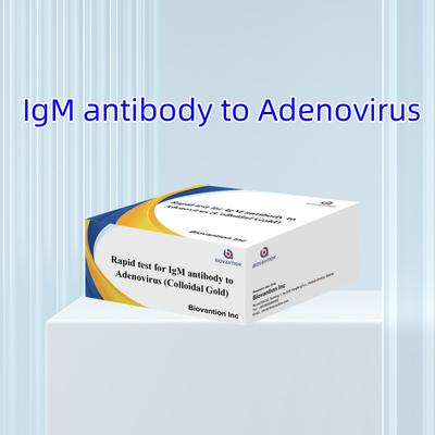 Klinik ve Laboratuvar Kaseti için Adeno virüsüne doğru IgM antikor test kiti