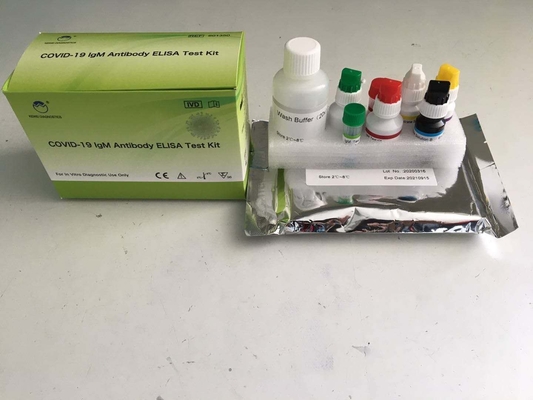 Covid-19 IgG ELISA Test KIT Format Kit Enzim Bağlı Bağışıklık Sorbansı