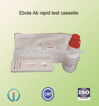 EBOLA Ab hızlı test kiti Tıbbi teşhis için serum test kiti