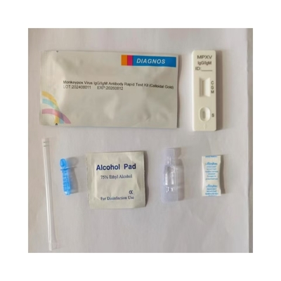 Maymun Çene Virüsü MPXV İnsan Serum Plasması veya Tam Kanında IgG/IgM Antibody Rapid Test Kit