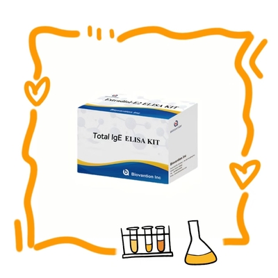 Toplam IgE Antibody IgE ELISA Test Kit In Vitro Diagnostic Enzyme