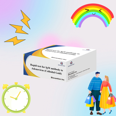 Yüksek Duyarlılık Adenovirus IgM Hızlı Test Kolloidal Altın Hızlı Test Tıbbi Uzmanlar İçin