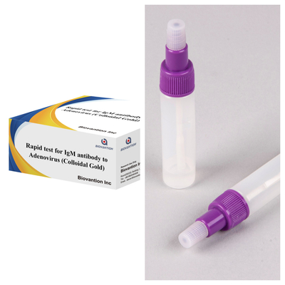 Yüksek Duyarlılık Adenovirus IgM Hızlı Test Kolloidal Altın Hızlı Test Tıbbi Uzmanlar İçin