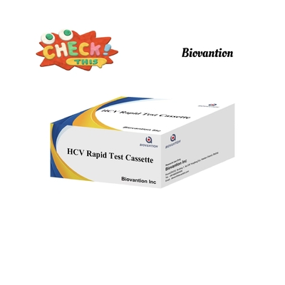 HCV Hızlı Test Kaseti Yüksek Duyarlılık Sıcak Satış Biovantion