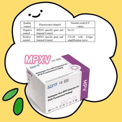 Mpox Virüsü MPXV maymunvarusu virüsü tespit kiti PCR-Floresans sondalama