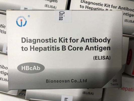 Sıcak Satış 96 Test Hbc Antibody HBcAb Elisa Kit ile İnsan Kullanımı Diagnostik Reagent