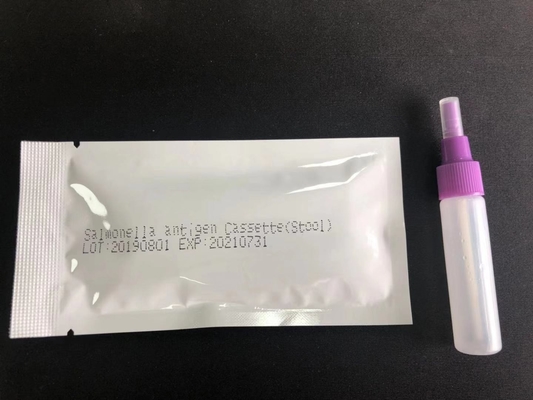 Salmonella IgG/IgM Hızlı Test Kaseti S. Tifoid Kullanımı Kolay Diagnostik Test Kiti