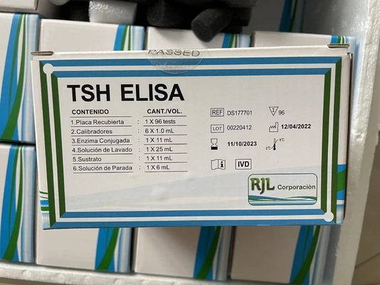 TSH Elisa Reagent Kits Serum Tiroid-Stimulatif Kvantitatif Belirleme