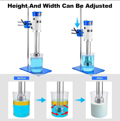 Laboratuvar 40L Kozmetik karıştırıcı laboratuvar Homogenizer Yüksek Hızlı Homogenizer Laboratuvar Yüksek Kesme Homogenizer
