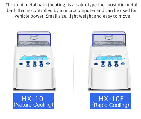 HUXI Mini Kuru Banyo kuru Kuru Banyo Inkubatörü RT + 5 °C'den 100 °C'ye kadar