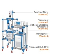 Ultrasonik Cam Reaktörü Çıkış Hayvan Bitki Hücreleri Virüs Hücreleri Emülsifikasyon