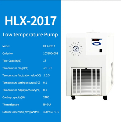 Düşük sıcaklıklı soğutma su pompası 17L -20~RT Laboratuvar Su Soğutucu Pompası