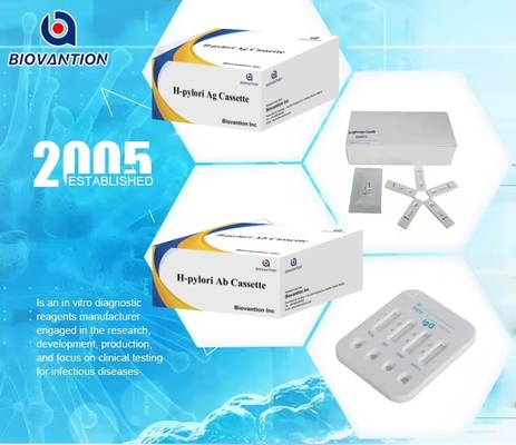 H. Pylori Antibody Ab H. Pylori Enfeksiyonunun tespiti için H. Pylori Antibody Ab Rapid Test Strip Kit Diagnostic Kit