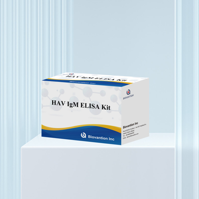 HAV IgM ELISA Kit Yüksek Duyarlılık Hepatit A Virüs tespiti Klinik laboratuvarlar için güvenilir doğru teşhis testi
