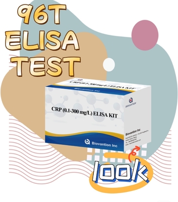 Biolojik maddelerin hassas tespiti için doğru CRP 0.1-300 Mg/L Elisa Test Kits