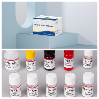 Yüksek Duyarlılıklı Tiroid uyarıcı hormonu TSH İnsan serumundaki hipofiz ve tiroid bozuklukları için ELISA Test Kits