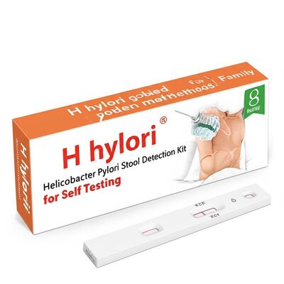 H. pylori dışkı tespit kitinin hızlı sonuçları ve yüksek doğruluğu ile ev kullanımı için Helicobacter Pylori Test Kits