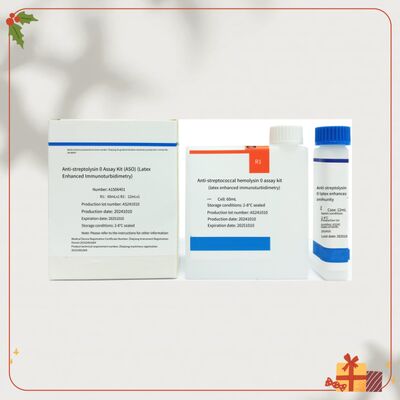 Doğru Teşhis İçin Lateks İmmün türbidimetrik Yöntem Kullanılarak 96 Testli Yüksek Hassasiyetli ASO Reaktifi