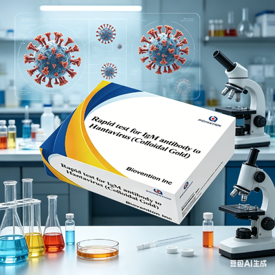 Sağlık hizmetleri sağlayıcıları için hızlı ve doğru teşhis sonuçları sağlamak için tasarlanmış hızlı kolloidal altın hantavirüsü hızlı testi